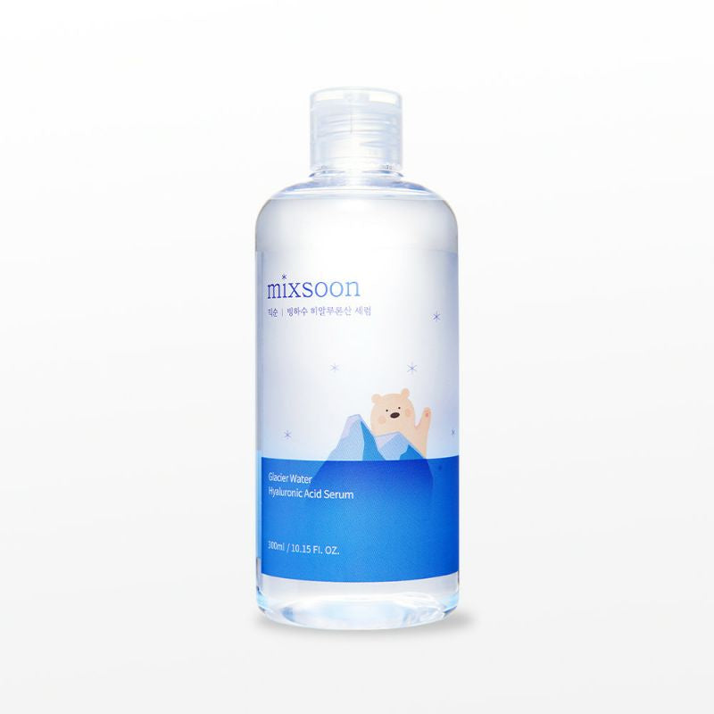 MIXSOON GLACIER WATER HYALURONIC ACID veido serumas skirtas visų tipų odai prižiūrėti.