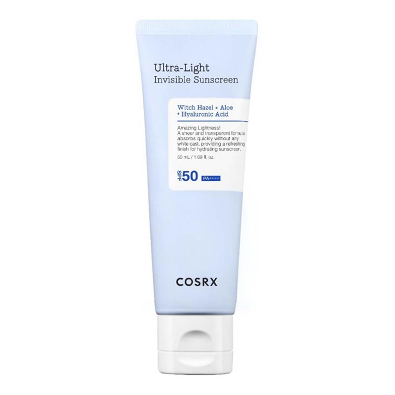 COSRX - Ultra - Lengvas nematomas kremas nuo saulės SPF50+/PA++++ - Lengvas drėkinamasis kremas nuo saulės - 50 ml